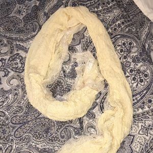 Light yellow scarf